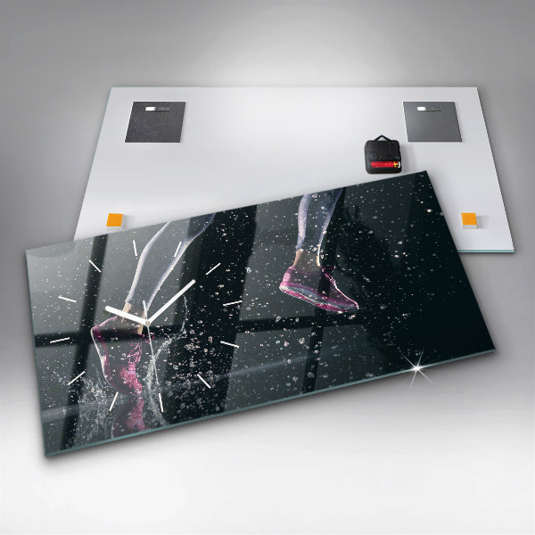 Vízszintes üvegóra Egészséges életmód és futás