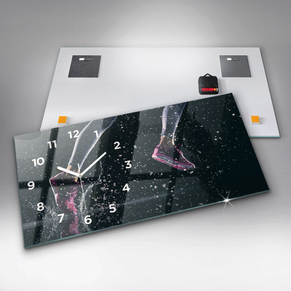 Vízszintes üvegóra Egészséges életmód és futás