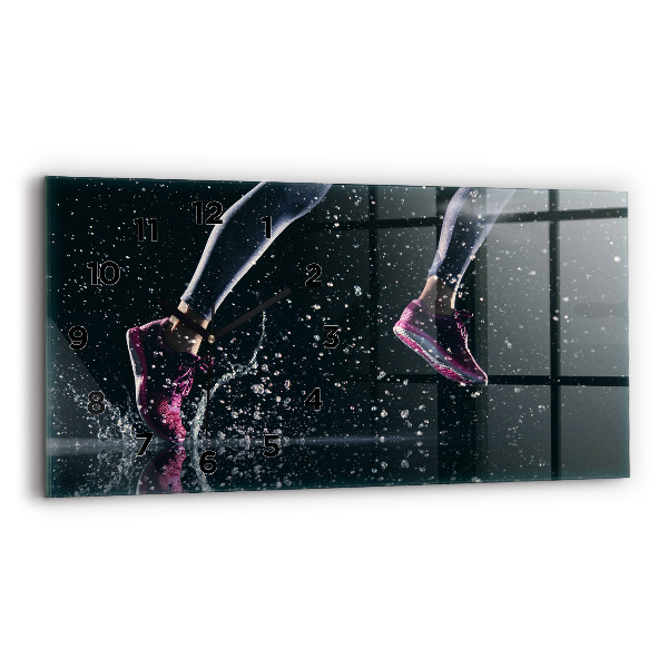 Vízszintes üvegóra Egészséges életmód és futás