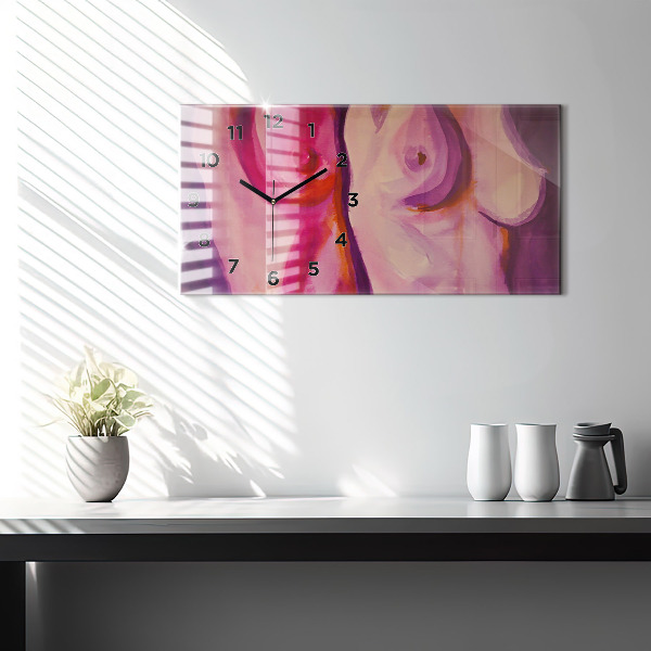 Vízszintes üvegóra Nők festészete