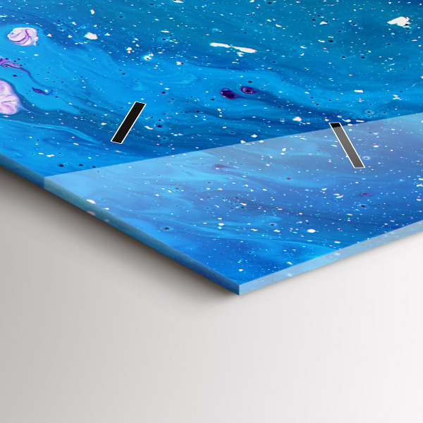 Vízszintes üvegóra Színes háttér