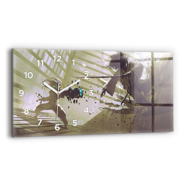 Vízszintes üvegóra Robot vs szamuráj harc