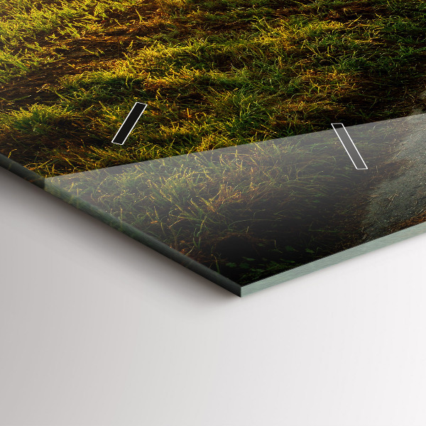 Vízszintes üvegóra Köd napkeltekor