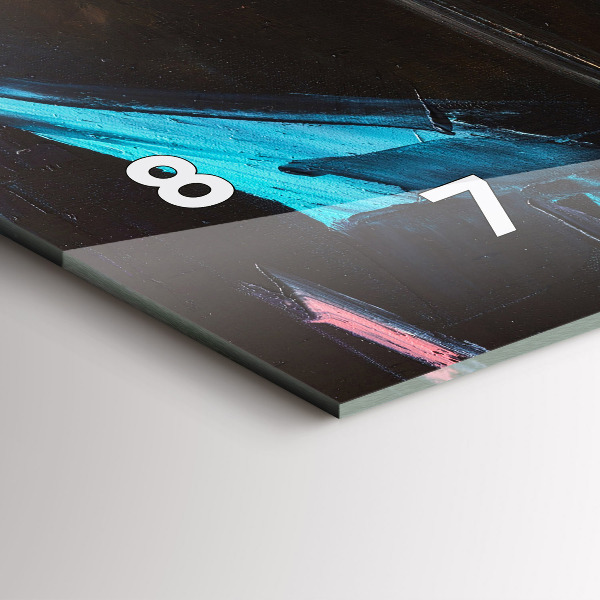 Vízszintes üvegóra Egy nő portréja