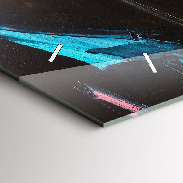 Vízszintes üvegóra Egy nő portréja