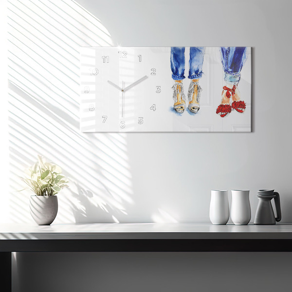 Vízszintes üvegóra Női magassarkú