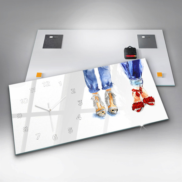 Vízszintes üvegóra Női magassarkú