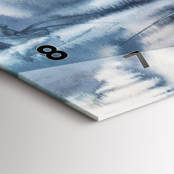 Vízszintes üvegóra Halász a tavon