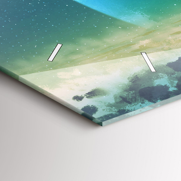 Vízszintes üvegóra Ember a Holdon