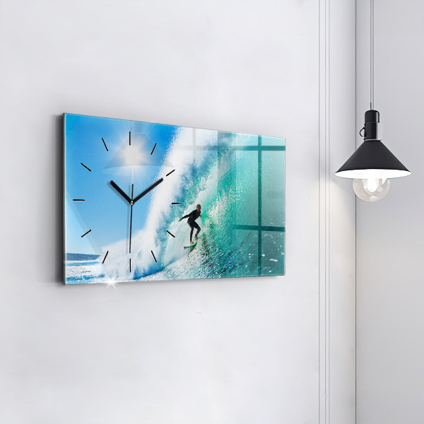 Vízszintes üvegóra Szörfözés Hawaii-on