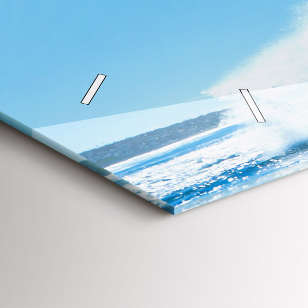 Vízszintes üvegóra Szörfözés Hawaii-on