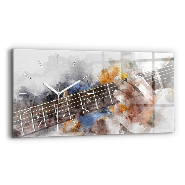 Vízszintes üvegóra Gitár