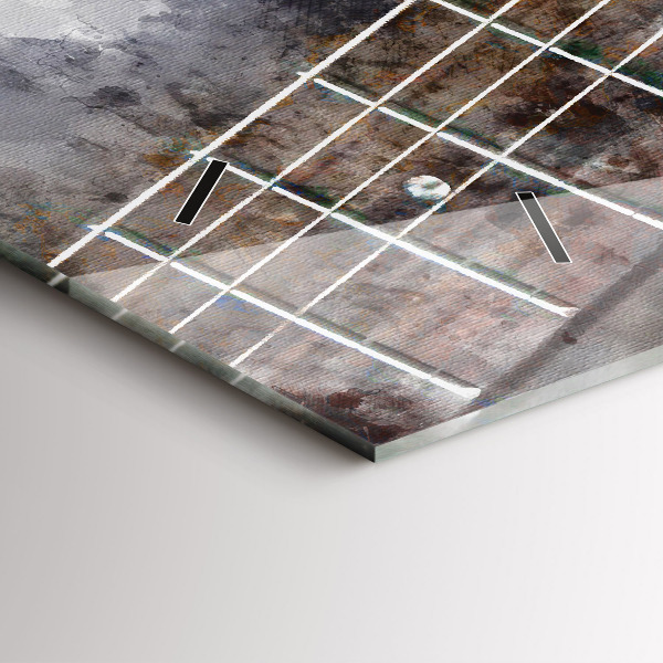 Vízszintes üvegóra Gitár