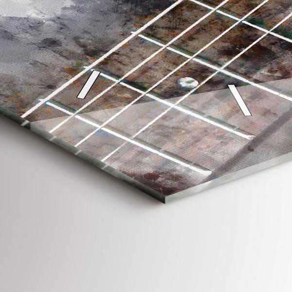 Vízszintes üvegóra Gitár