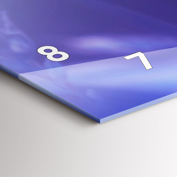 Vízszintes üvegóra Pillangó a fűben