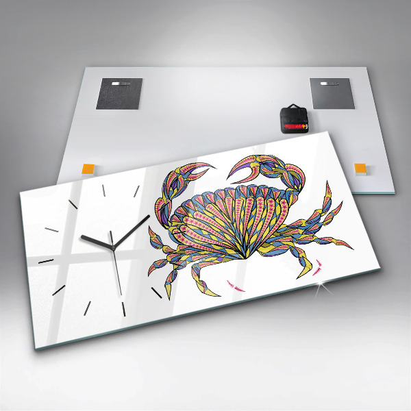 Vízszintes üvegóra Etnikai rák