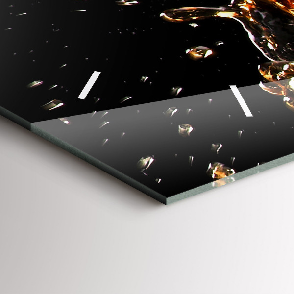 Vízszintes üvegóra Igyál jéggel