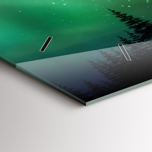 Vízszintes üvegóra Északi fény