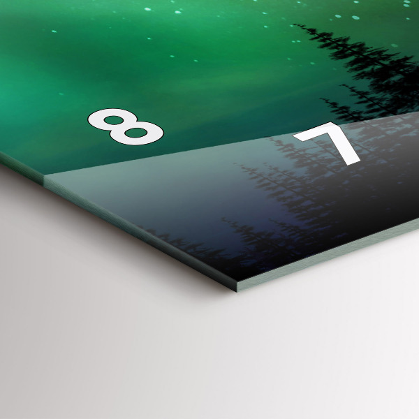 Vízszintes üvegóra Északi fény