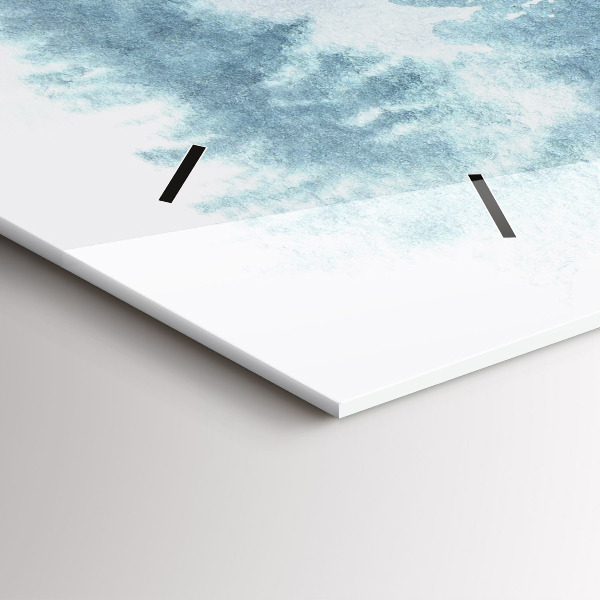 Vízszintes üvegóra Téli erdő