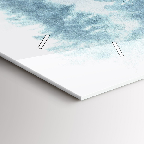 Vízszintes üvegóra Téli erdő