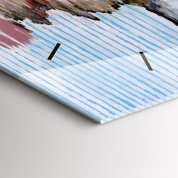 Vízszintes üvegóra Absztrakció