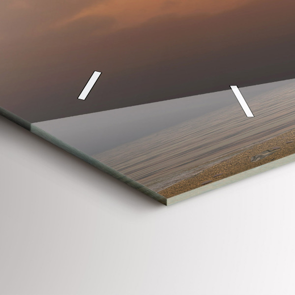 Vízszintes üvegóra Állatok naplemente