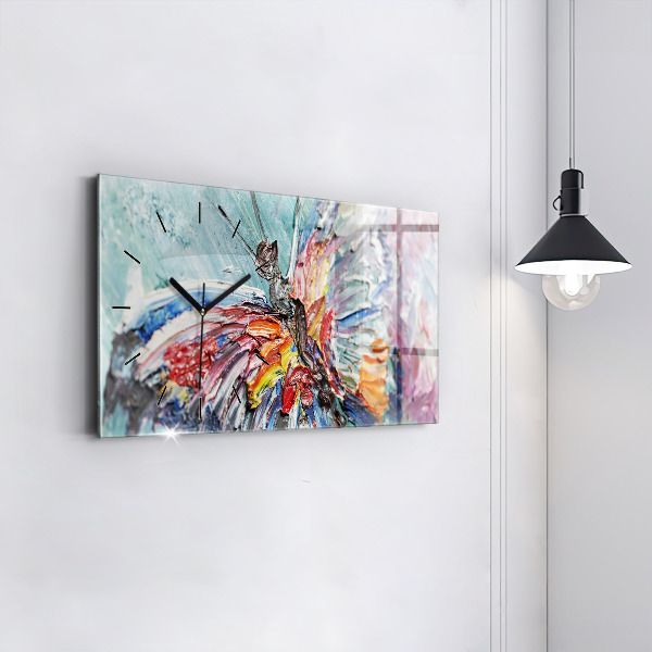 Vízszintes üvegóra Olajművészet töredéke