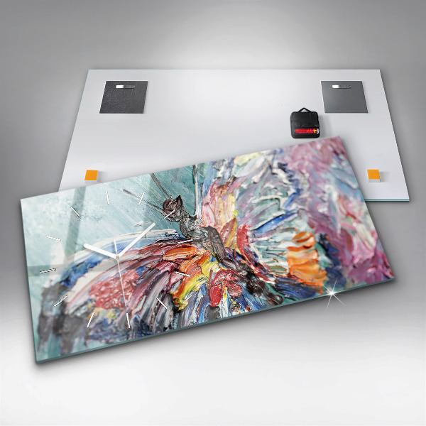 Vízszintes üvegóra Olajművészet töredéke