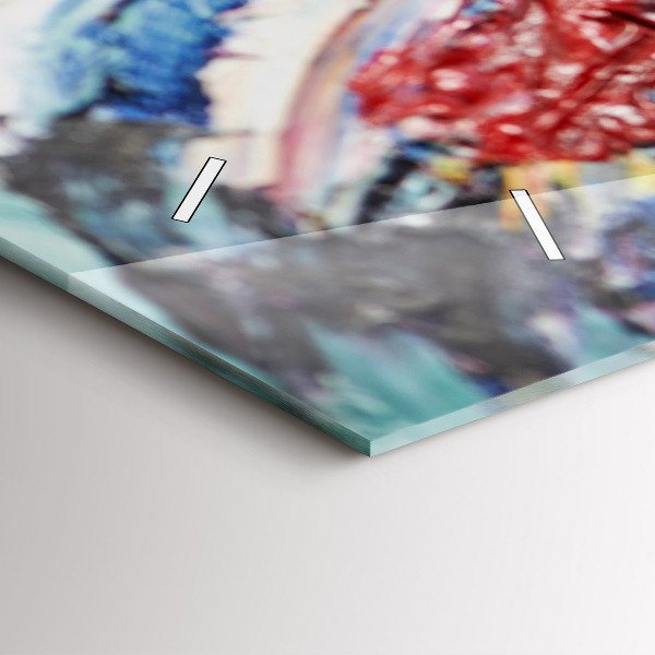 Vízszintes üvegóra Olajművészet töredéke