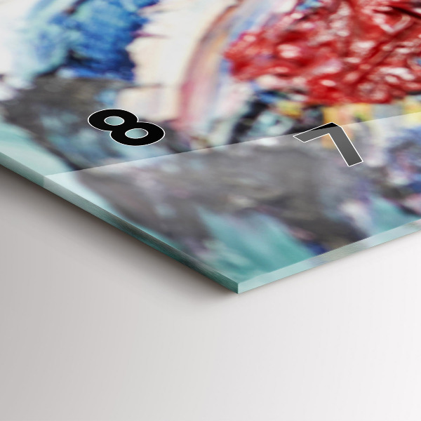 Vízszintes üvegóra Olajművészet töredéke