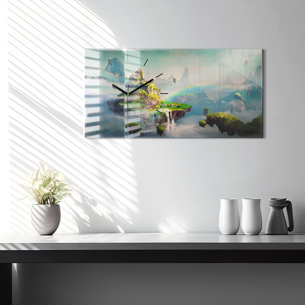 Vízszintes üvegóra Kínai stílusú fantasy jelenetek