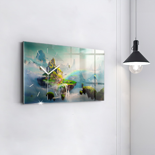 Vízszintes üvegóra Kínai stílusú fantasy jelenetek