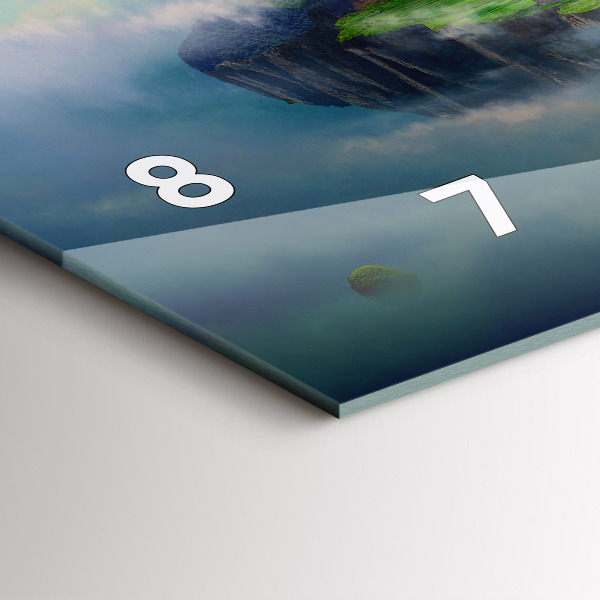 Vízszintes üvegóra Kínai stílusú fantasy jelenetek