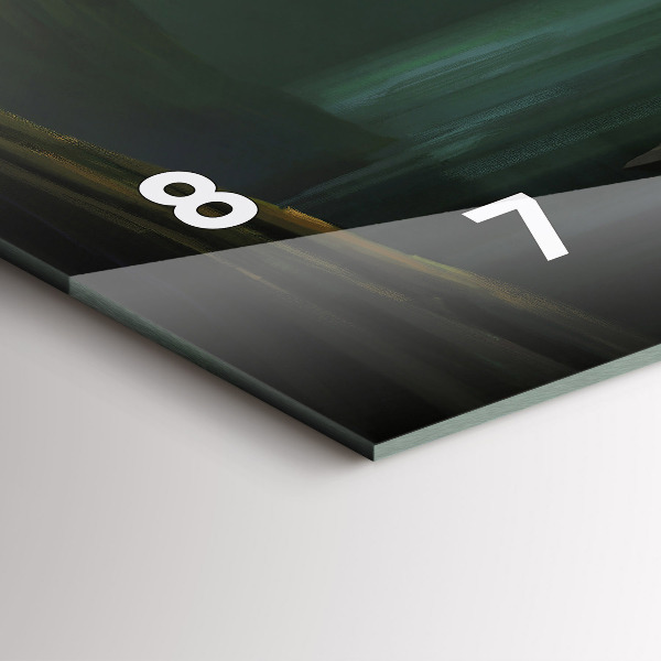 Vízszintes üvegóra Ember és szörny a mocsárban