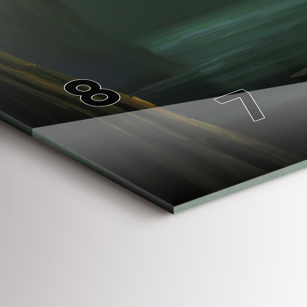 Vízszintes üvegóra Ember és szörny a mocsárban