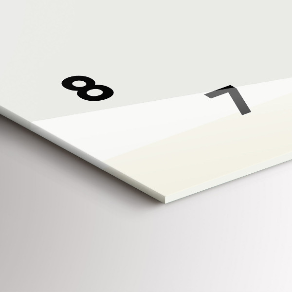 Vízszintes üvegóra Absztrakt nő táncos