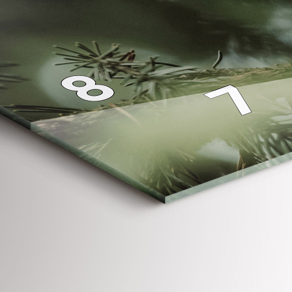 Vízszintes üvegóra Mókus és vad természet