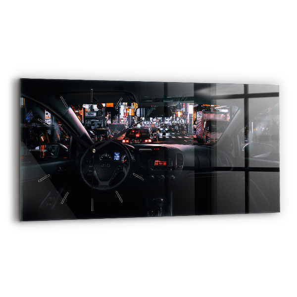 Vízszintes üvegóra Autó Tokióban