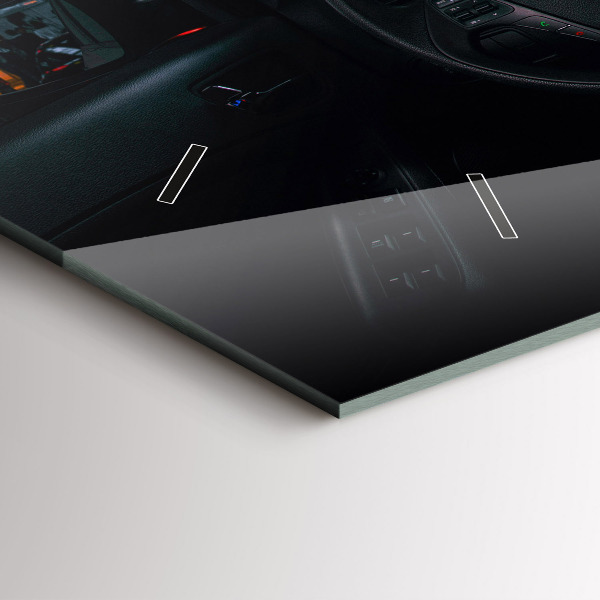 Vízszintes üvegóra Autó Tokióban