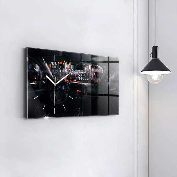 Vízszintes üvegóra Autó Tokióban