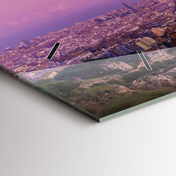 Vízszintes üvegóra Barcelona Bunkers El Carmel