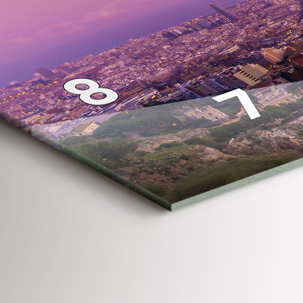 Vízszintes üvegóra Barcelona Bunkers El Carmel