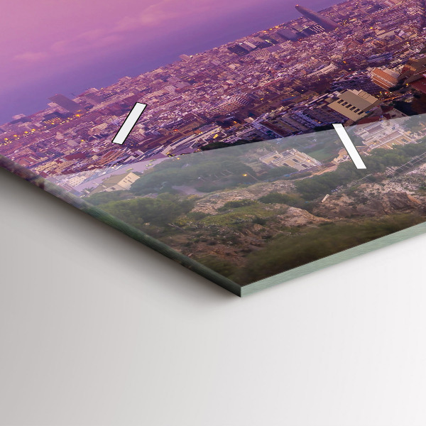 Vízszintes üvegóra Barcelona Bunkers El Carmel