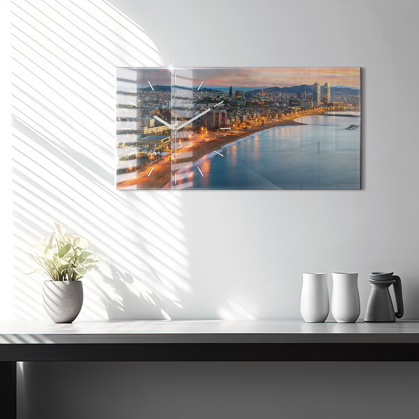 Vízszintes üvegóra Barcelona Beach