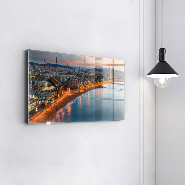 Vízszintes üvegóra Barcelona Beach