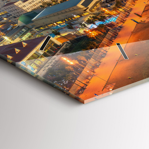 Vízszintes üvegóra Barcelona Beach