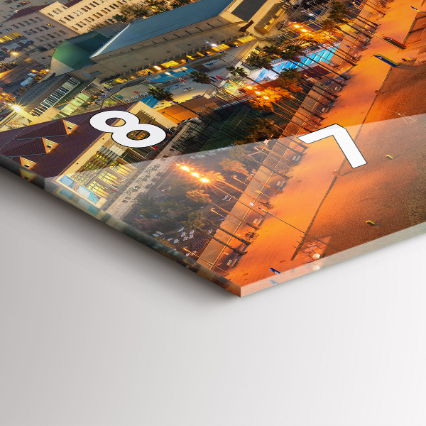 Vízszintes üvegóra Barcelona Beach