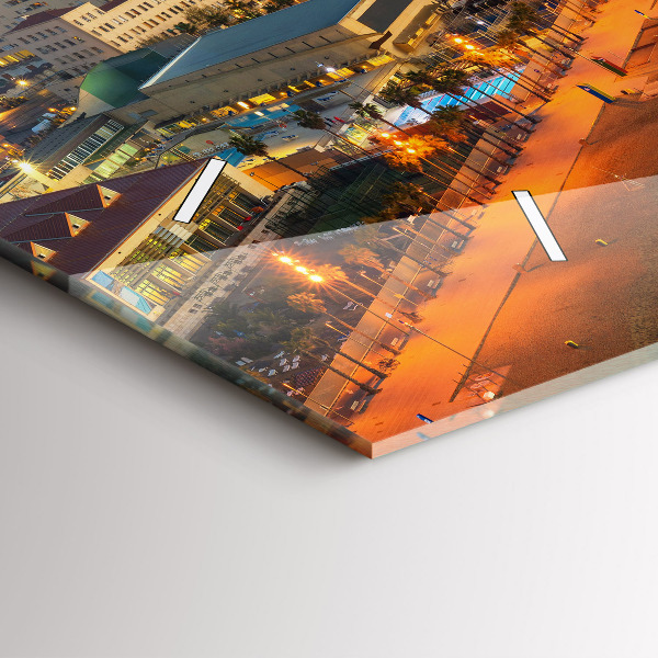 Vízszintes üvegóra Barcelona Beach