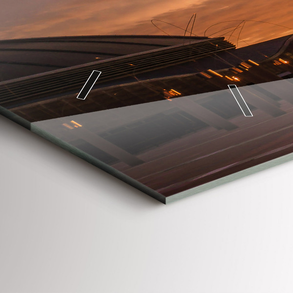 Vízszintes üvegóra Barcelona Olimpiai Park